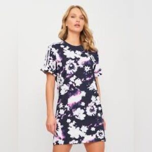Adidas Dress Womens Small Originals Floral Graphic T-shirt Street Casual Sporty